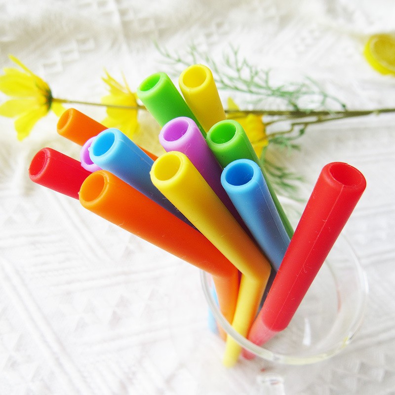 silicone straw